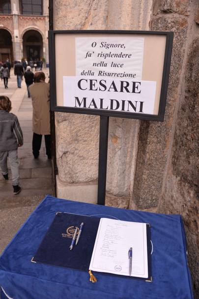 L&#39;ultimo saluto a Cesare Maldini (Lapresse)